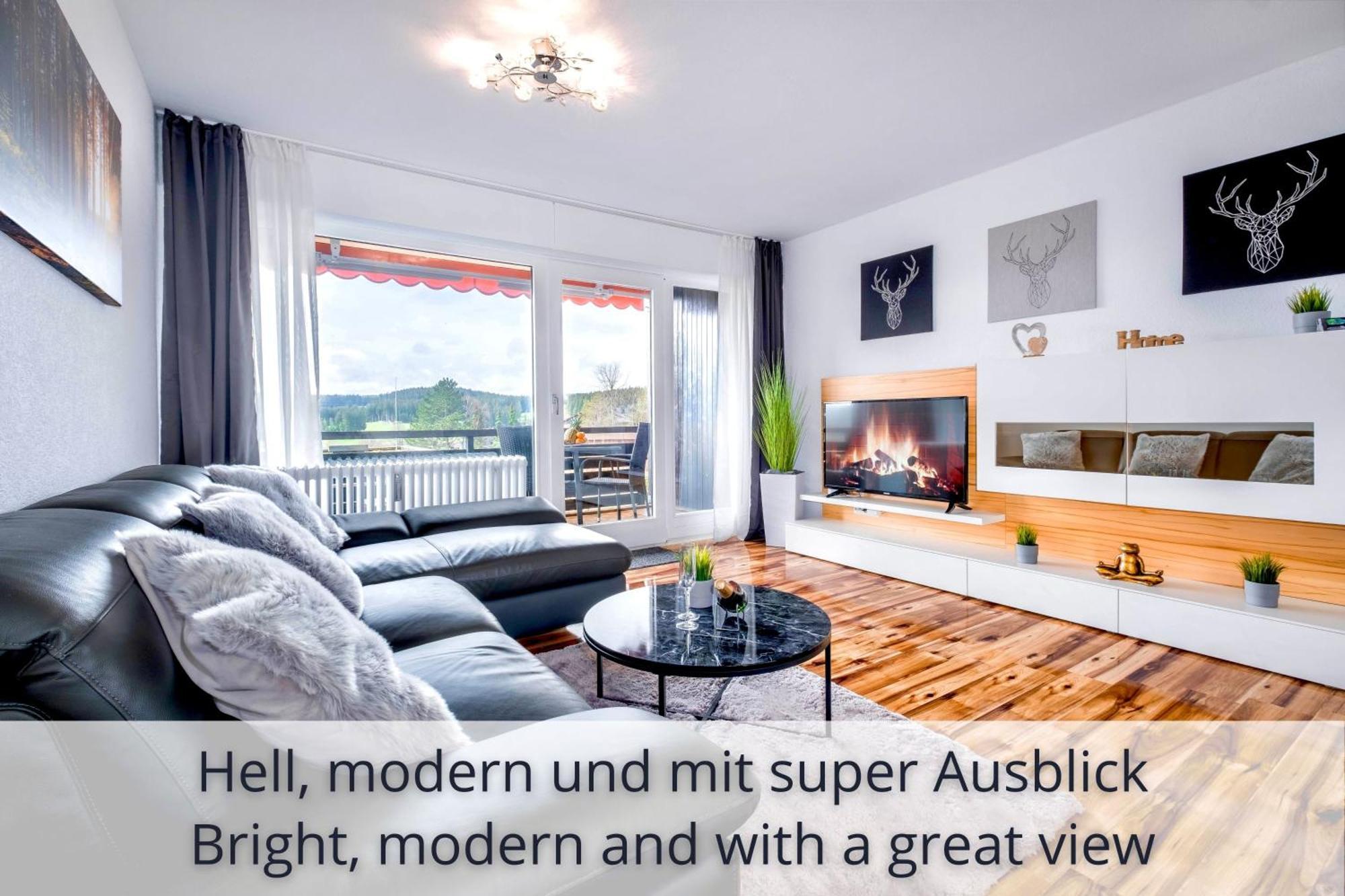 Auszeit Apartment Black Forest: Panoramic Retreat with Indoor Pool and Sauna Schonach im Schwarzwald Exterior photo
